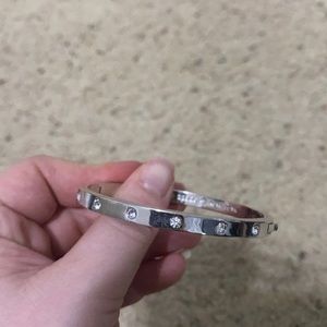 Silver Kate Spade bracelet
